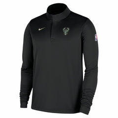 NBA Milwaukee Bucks 2025/26 Authentic Coaches Quarter-Zip Dri-Fit Top