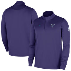 NBA Charlotte Hornets 2025/26 Authentic Coaches Quarter-Zip Dri-Fit Top