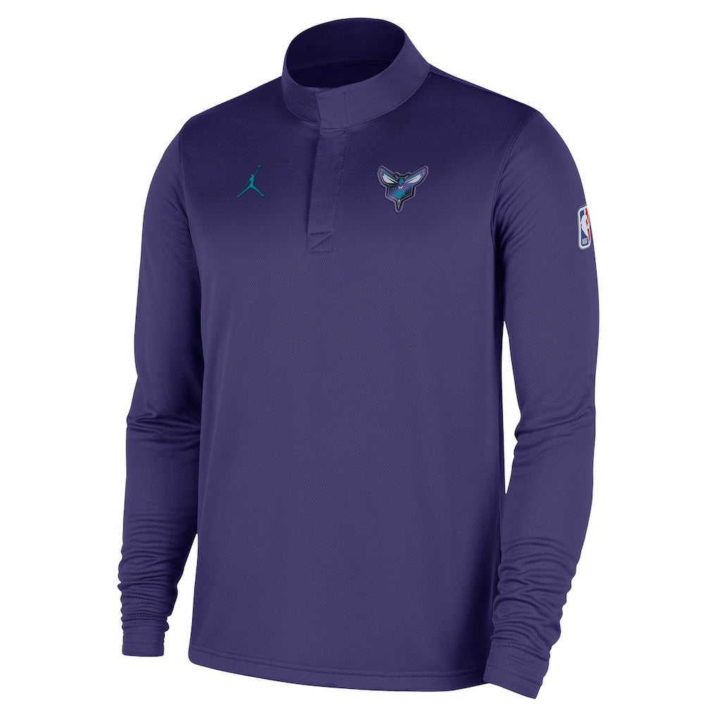 NBA Charlotte Hornets 2025/26 Authentic Coaches Quarter-Zip Dri-Fit Top