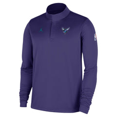 NBA Charlotte Hornets 2025/26 Authentic Coaches Quarter-Zip Dri-Fit Top
