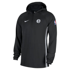 NBA Brooklyn Nets Authentic On Court Zone Quarter-Zip Dri-FIT Hoodie Jacket