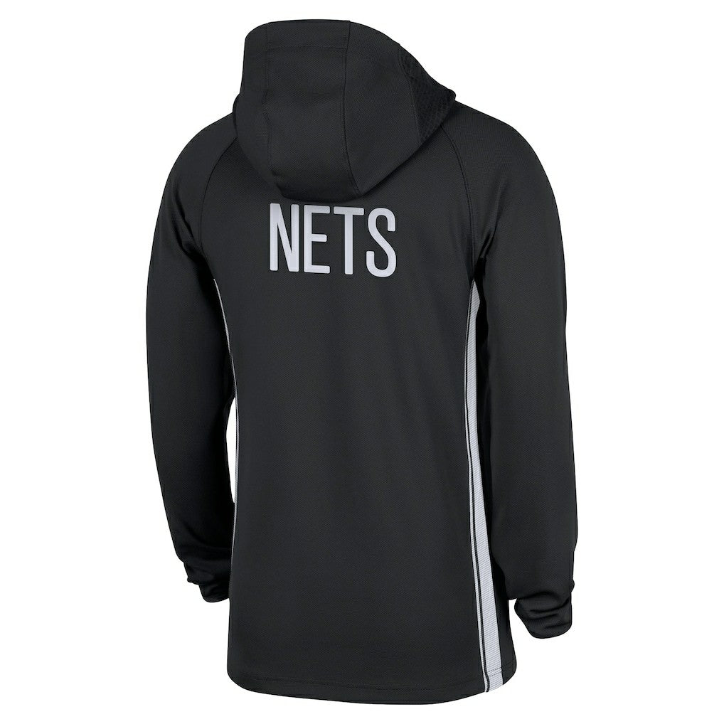 NBA Brooklyn Nets Authentic On Court Zone Quarter-Zip Dri-FIT Hoodie Jacket