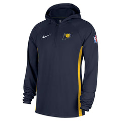 NBA Indiana Pacers Authentic On Court Zone Quarter-Zip Dri-FIT Hoodie Jacket