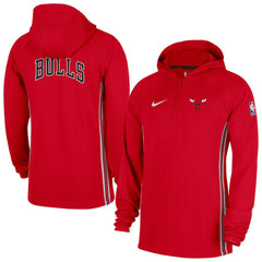 NBA Chicago Bulls Authentic On Court Zone Quarter-Zip Dri-FIT Hoodie Jacket