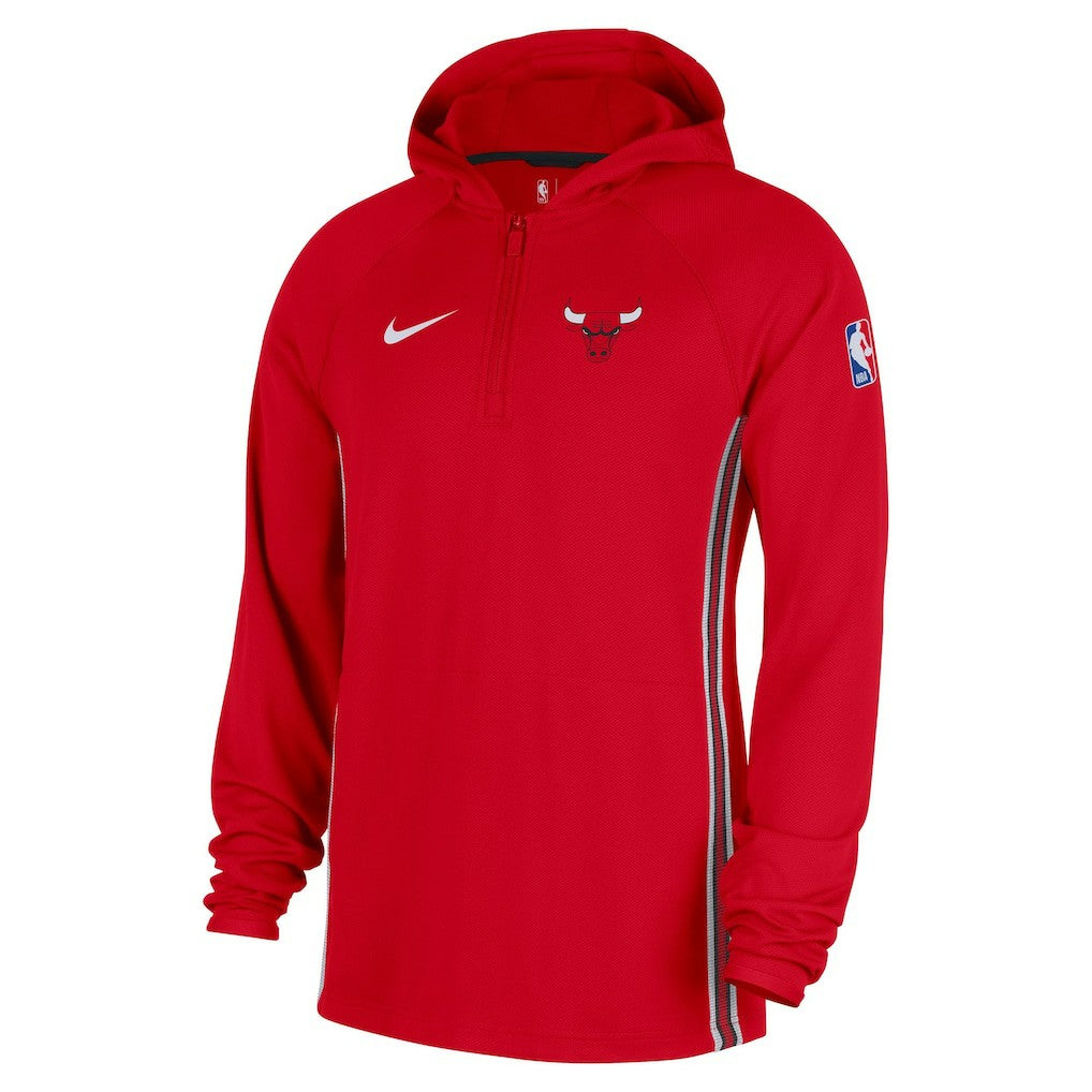 NBA Chicago Bulls Authentic On Court Zone Quarter-Zip Dri-FIT Hoodie Jacket