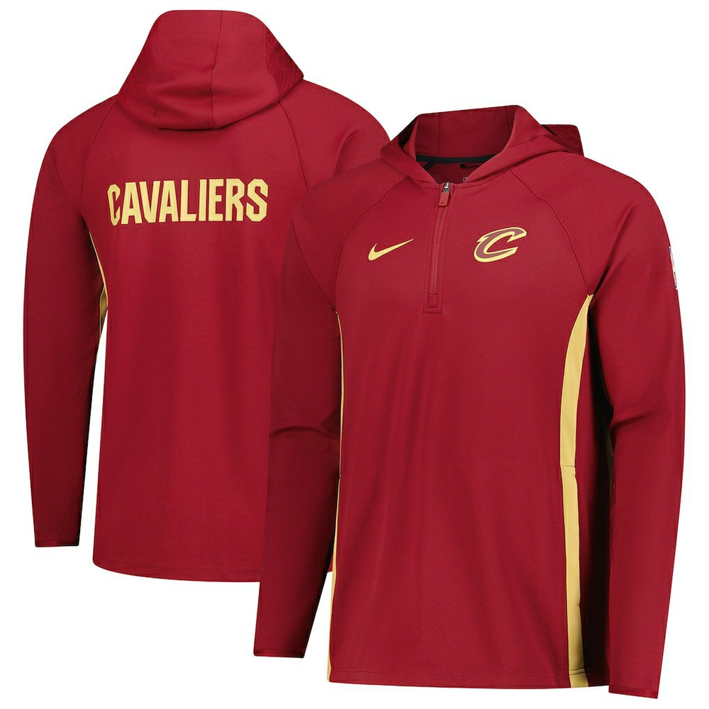 NBA Cleveland Cavaliers Authentic On Court Zone Quarter-Zip Dri-FIT Hoodie Jacket sale