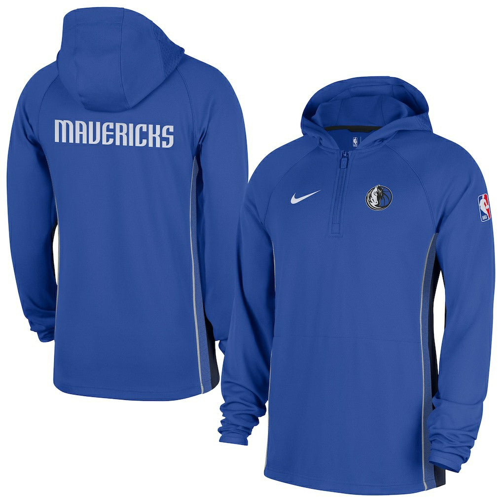 NBA Dallas Mavericks Authentic On Court Zone Quarter-Zip Dri-FIT Hoodie Jacket sale