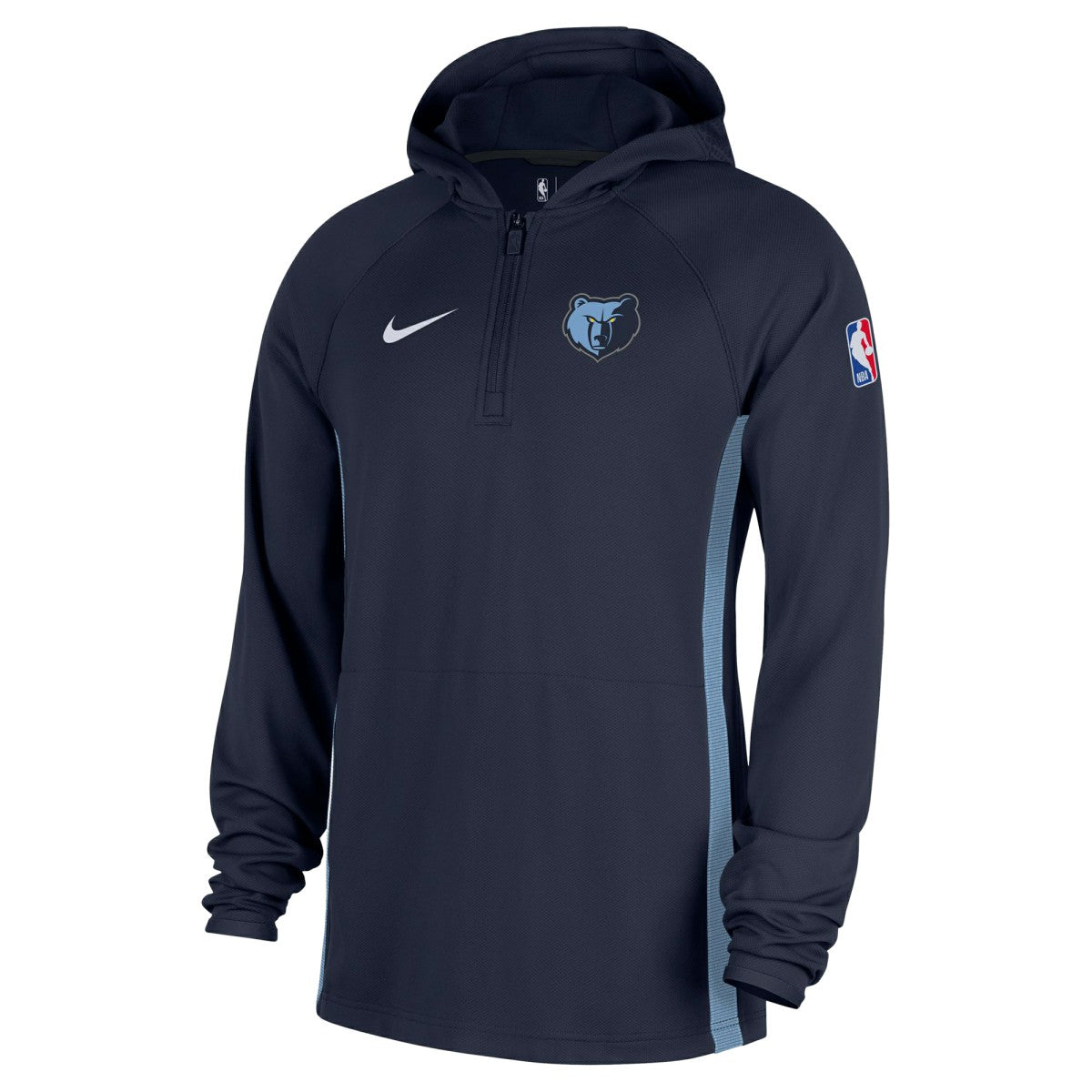 NBA Memphis Grizzlies Authentic On Court Zone Quarter-Zip Dri-FIT Hoodie Jacket