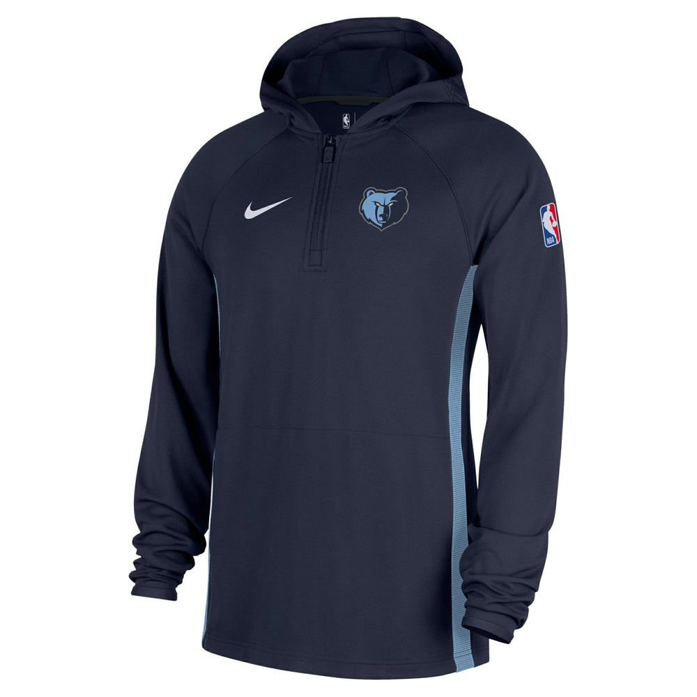NBA Memphis Grizzlies Authentic On Court Zone Quarter-Zip Dri-FIT Hoodie Jacket