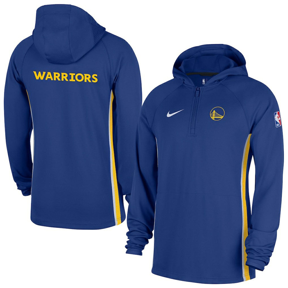 NBA Golden State Warriors Authentic On Court Zone Quarter-Zip Dri-FIT Hoodie Jacket sale