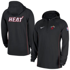 NBA Miami Heat Authentic On Court Zone Quarter-Zip Dri-FIT Hoodie Jacket