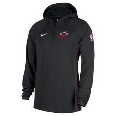 NBA Miami Heat Authentic On Court Zone Quarter-Zip Dri-FIT Hoodie Jacket