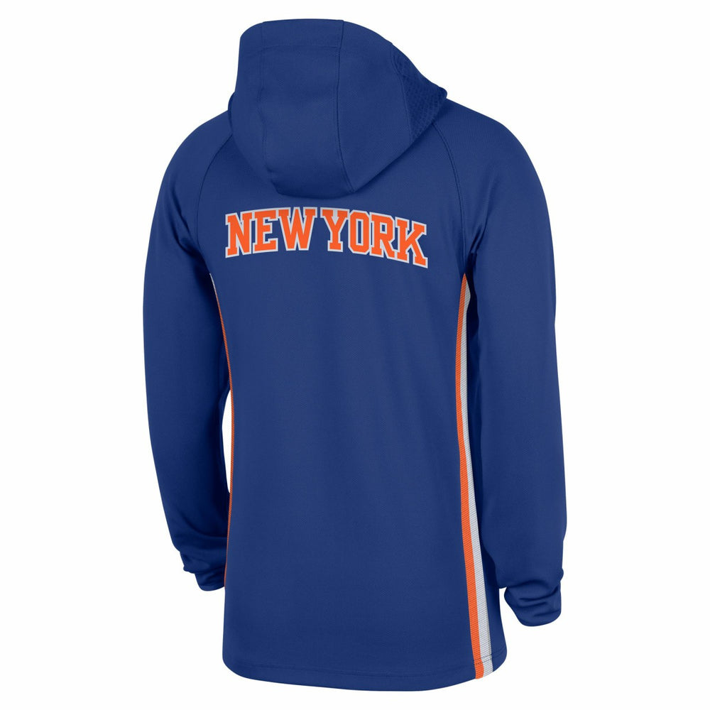 NBA New York Knicks Authentic On Court Zone Quarter-Zip Dri-FIT Hoodie Jacket