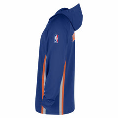 NBA New York Knicks Authentic On Court Zone Quarter-Zip Dri-FIT Hoodie Jacket