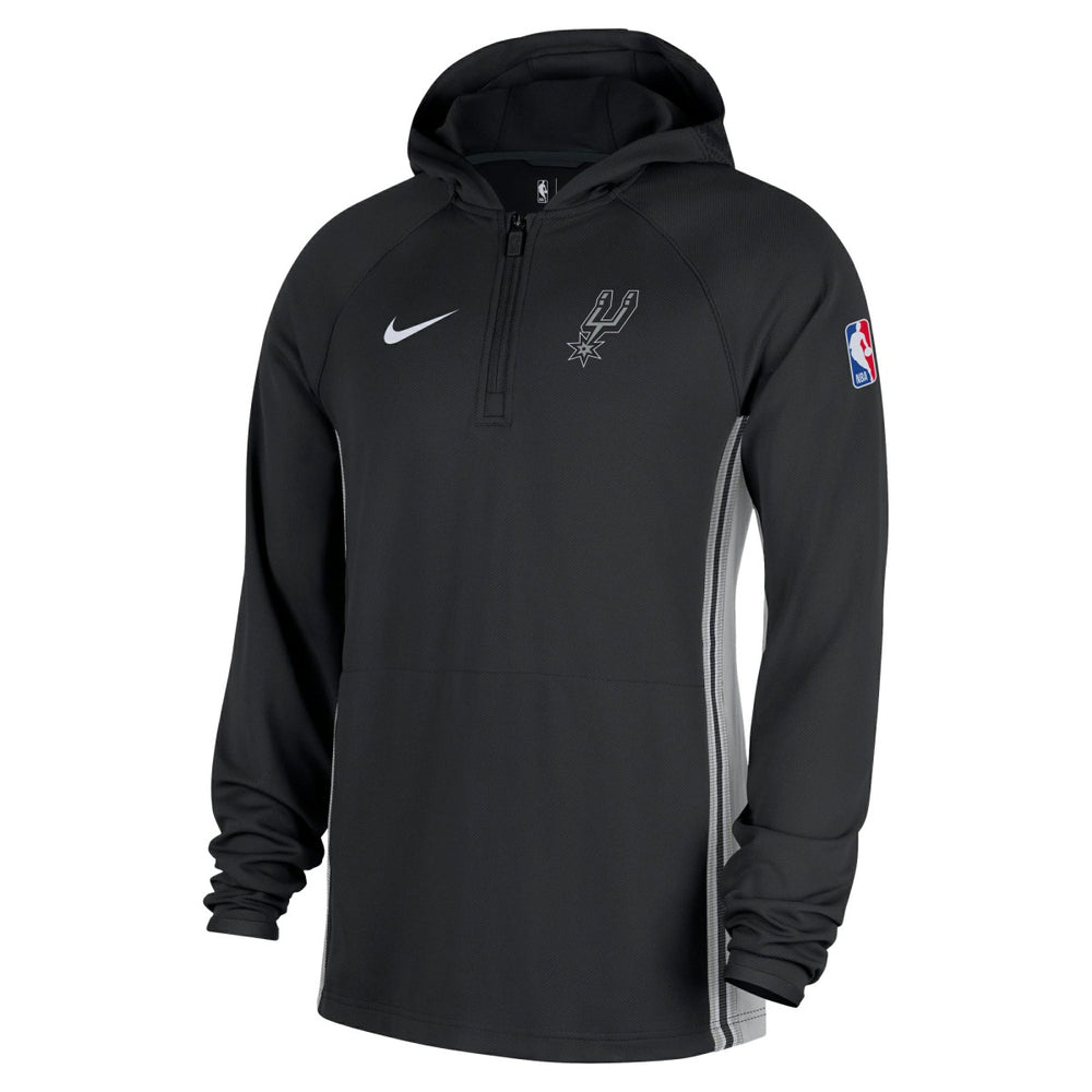 NBA San Antonio Spurs Authentic On Court Zone Quarter-Zip Dri-FIT Hoodie Jacket