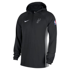 NBA San Antonio Spurs Authentic On Court Zone Quarter-Zip Dri-FIT Hoodie Jacket
