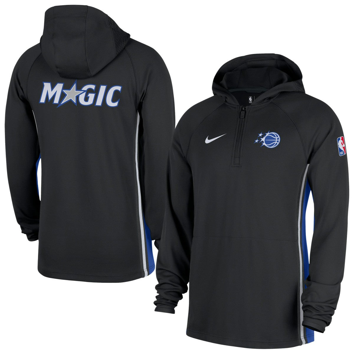 NBA Orlando Magic Authentic On Court Zone Quarter-Zip Dri-FIT Hoodie Jacket