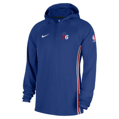 NBA Philadelphia 76ers Authentic On Court Zone Quarter-Zip Dri-FIT Hoodie Jacket