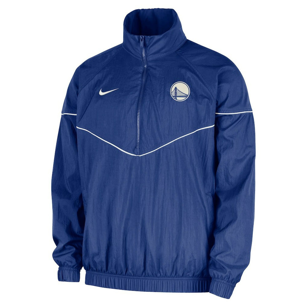 NBA Golden State Warriors Courtside Windrunner Woven Half-Zip Hooded Jacket sale
