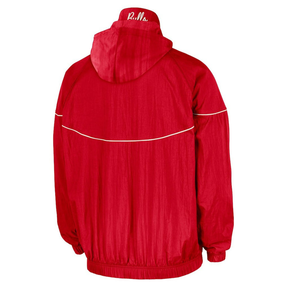 NBA Chicago Bulls Courtside Windrunner Woven Half-Zip Hooded Jacket