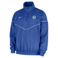 NBA Dallas Mavericks Courtside Windrunner Woven Half-Zip Hooded Jacket sale