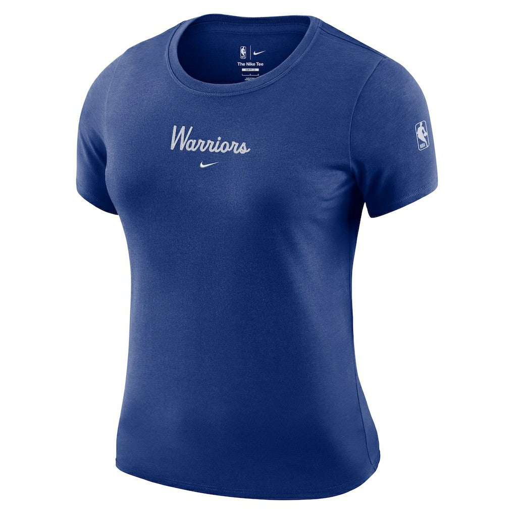 NBA Golden State Warriors Women's Courtside Modest Cropped Tri-Blend T-Shirt sale