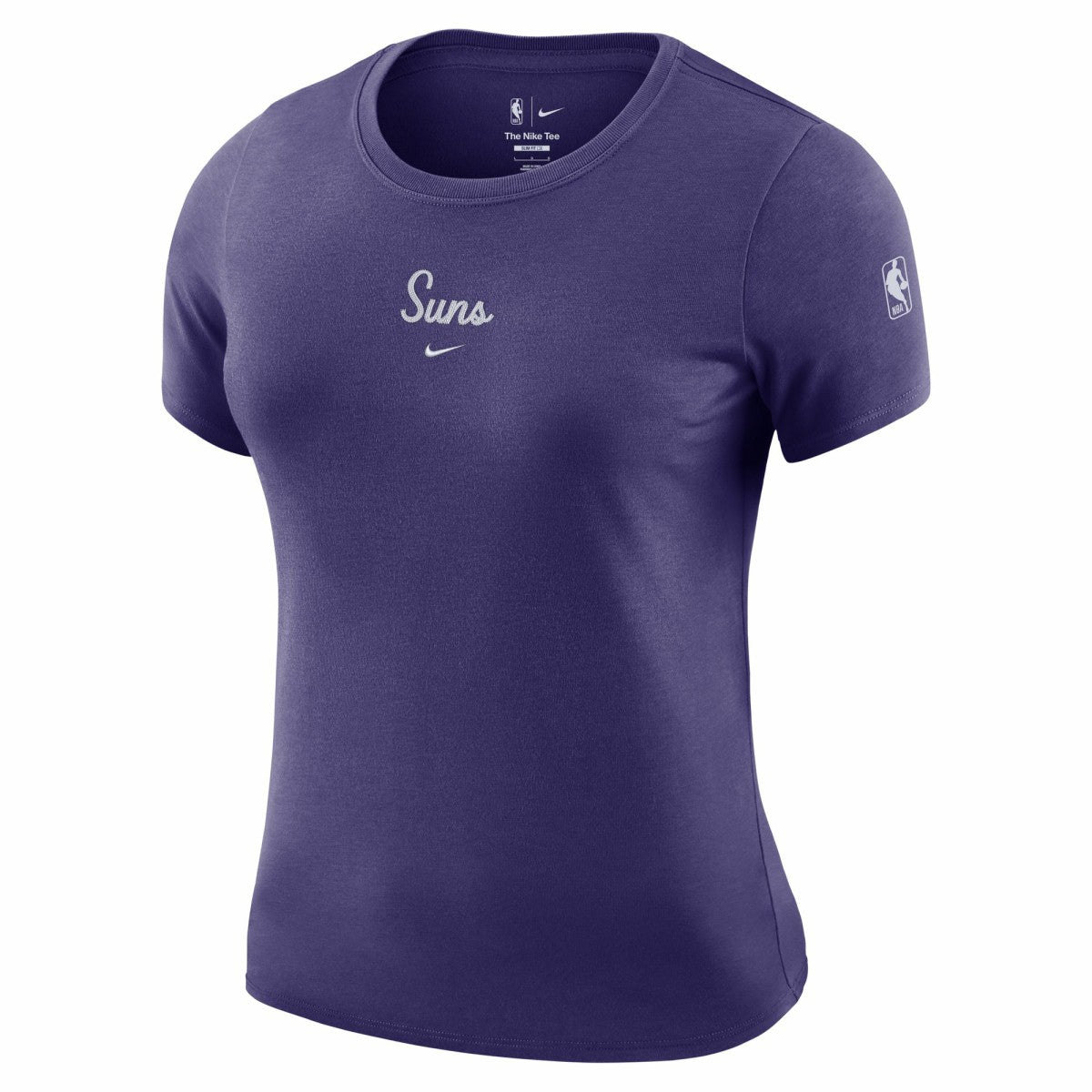 NBA Phoenix Suns Women's Courtside Modest Cropped Tri-Blend T-Shirt