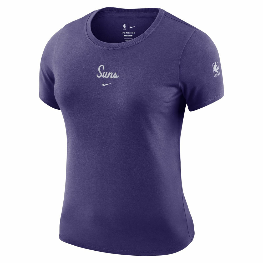 NBA Phoenix Suns Women's Courtside Modest Cropped Tri-Blend T-Shirt