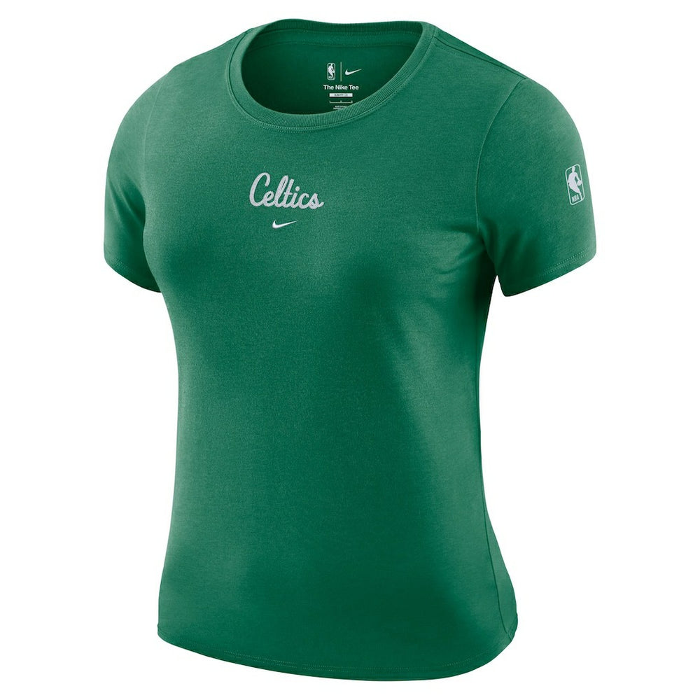 NBA Boston Celtics Women's Courtside Modest Cropped Tri-Blend T-Shirt