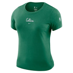 NBA Boston Celtics Women's Courtside Modest Cropped Tri-Blend T-Shirt