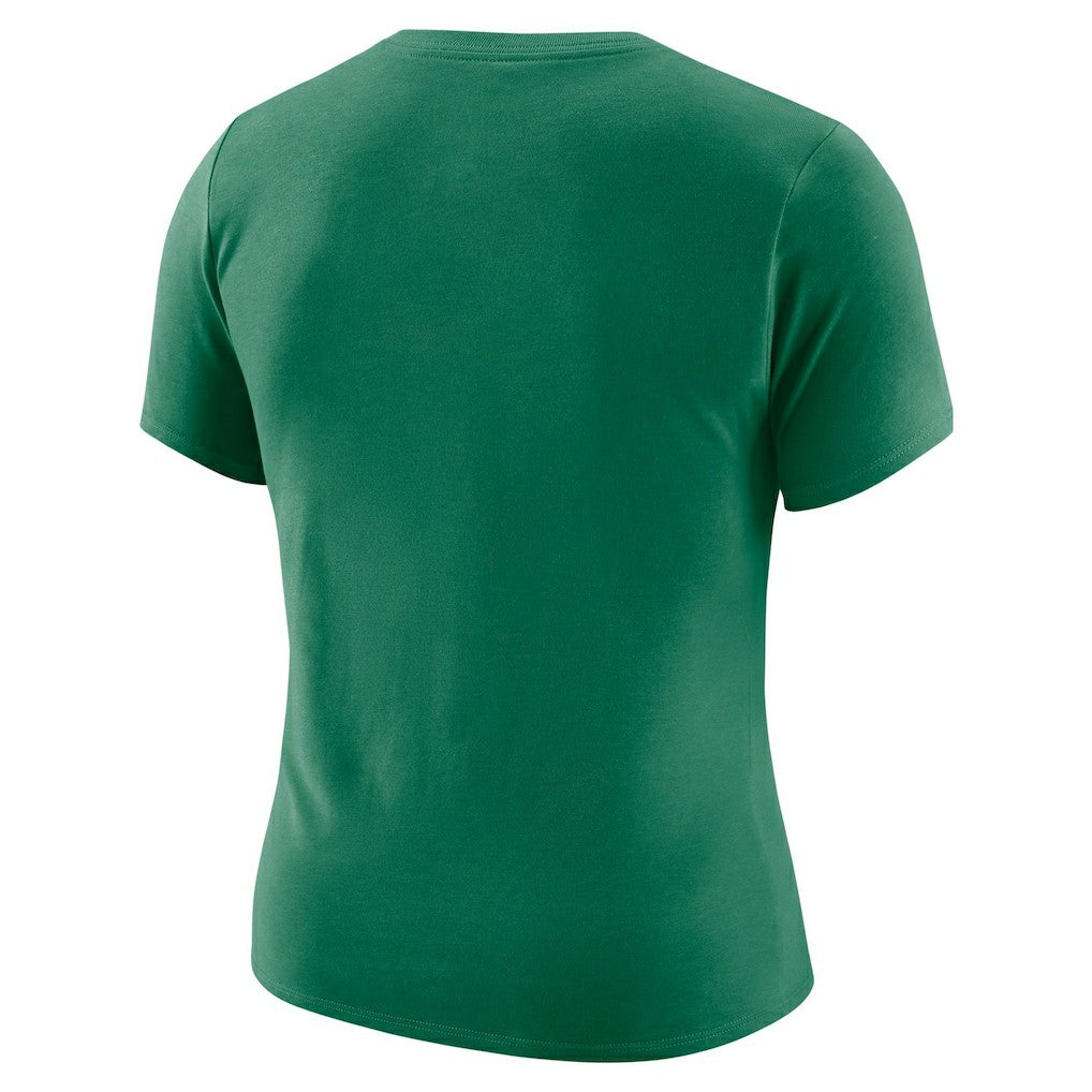 NBA Boston Celtics Women's Courtside Modest Cropped Tri-Blend T-Shirt