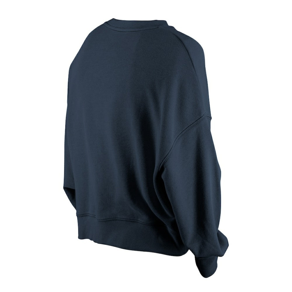 MLB Atlanta Braves New Era Women's Boxy Mineral Wash Dolmen Sleeve Cropped Sweatshirt