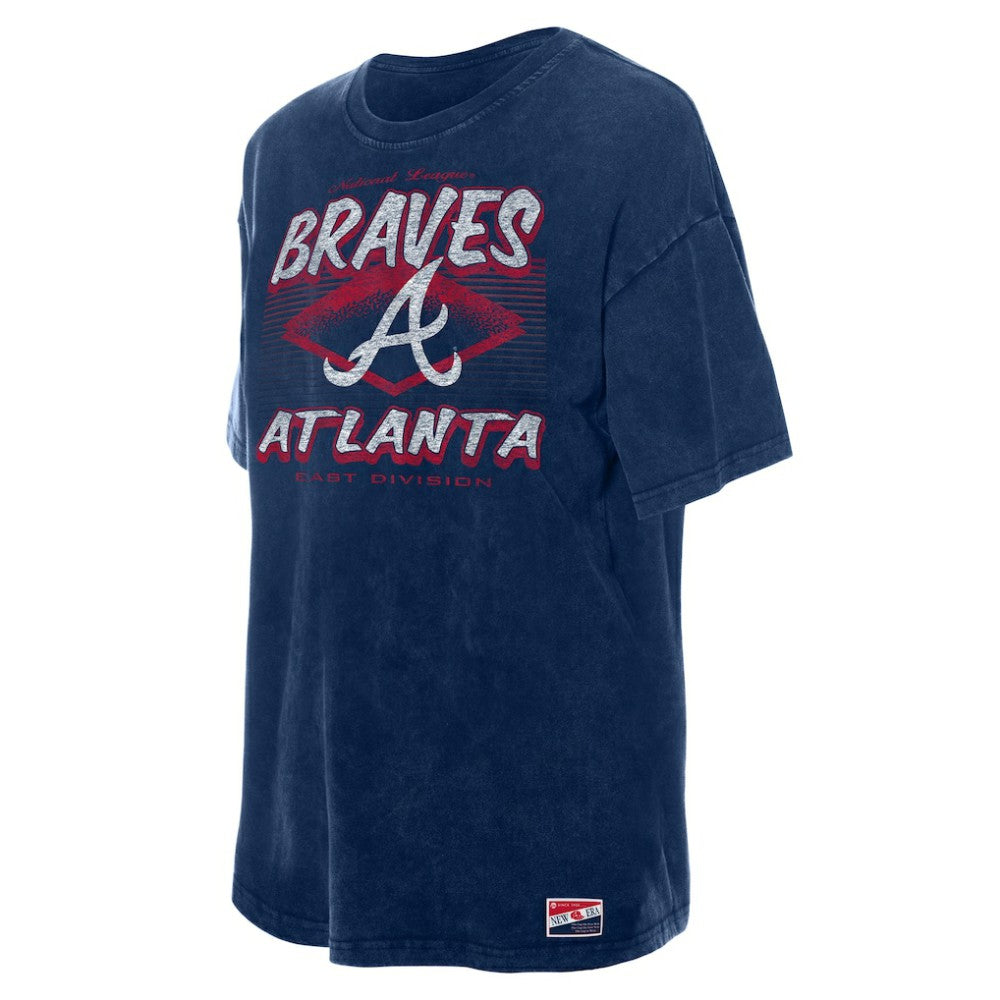 MLB Atlanta Braves New Era Women's Mineral Wash Oversized T-Shirt
