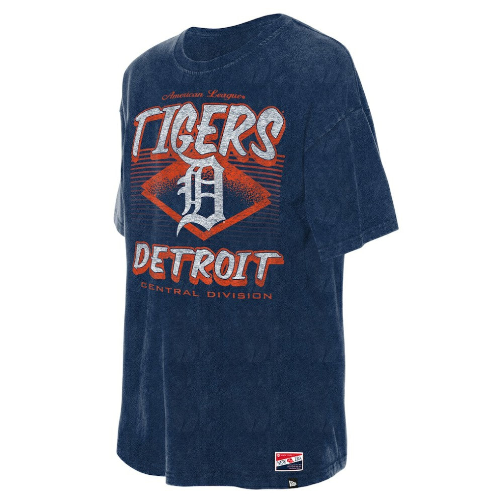 MLB Detroit Tigers New Era Women's Mineral Wash Oversized T-Shirt