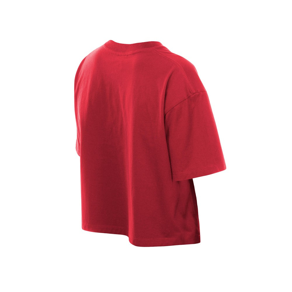 MLB St. Louis Cardinals New Era Women's Boxy Foil Logo T-Shirt