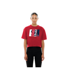 MLB St. Louis Cardinals New Era Women's Boxy Foil Logo T-Shirt