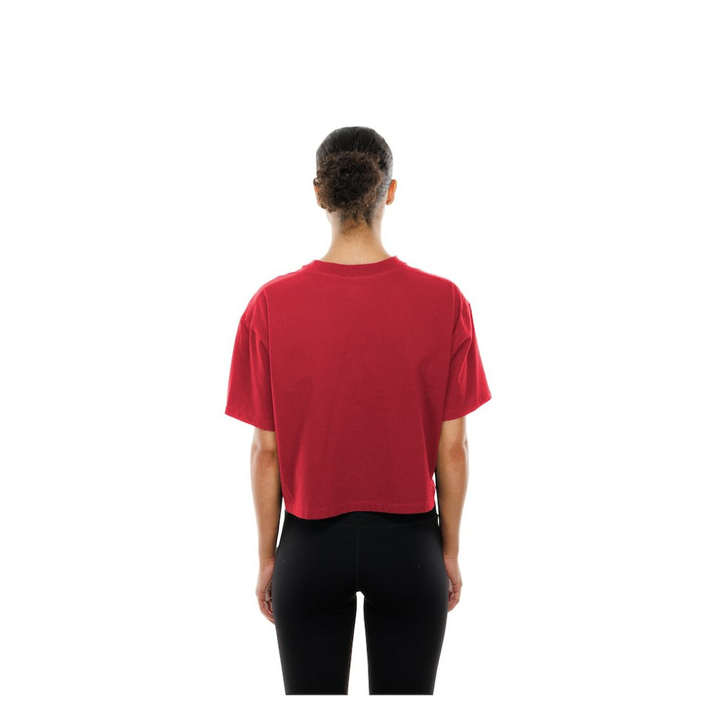 MLB Philadelphia Phillies New Era Women's Boxy Foil Logo T-Shirt