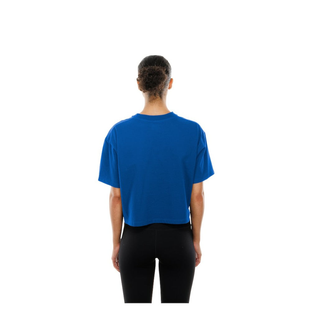 MLB Chicago Cubs New Era Women's Boxy Foil Logo T-Shirt