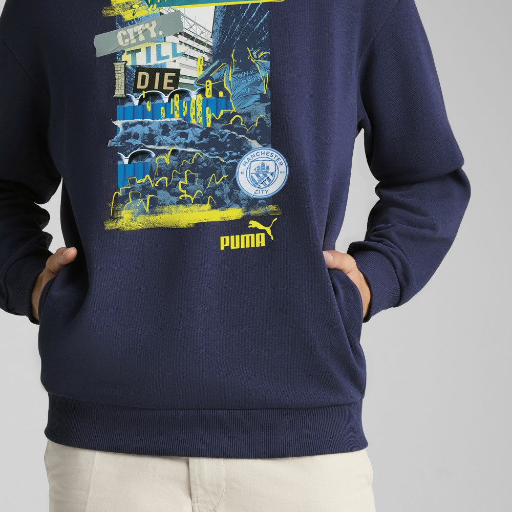 Manchester City ftblNRGY+ Pullover Hoodie - Puma Navy