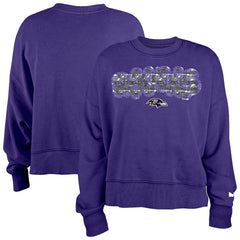 Girl's Flip Sequin Sweatshirt - Baltimore Ravens
