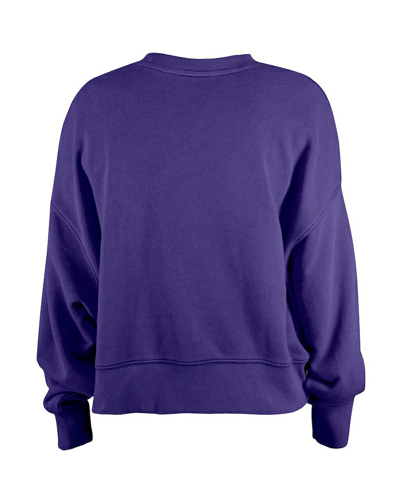 Girl's Flip Sequin Sweatshirt - Baltimore Ravens