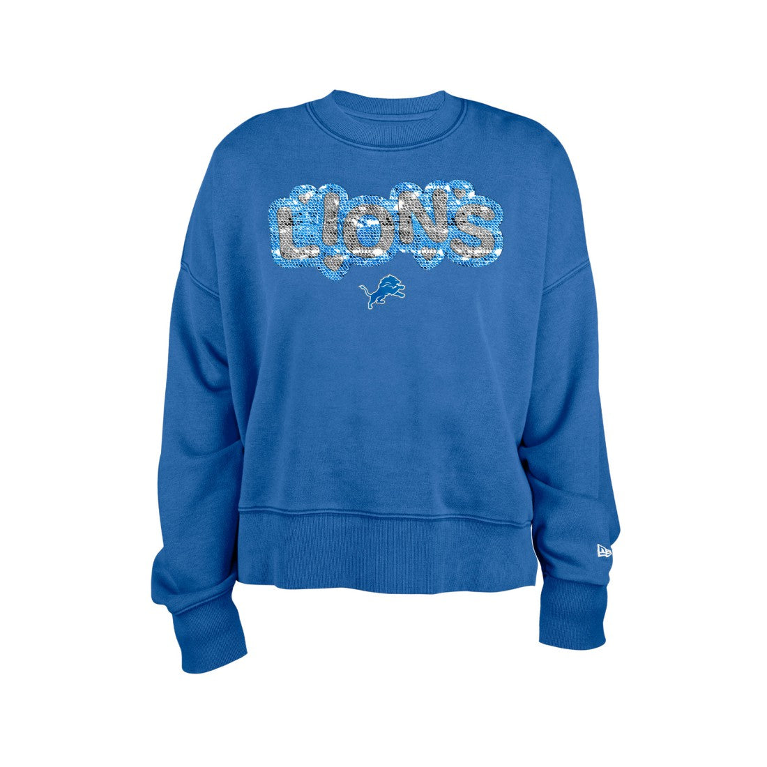 Girl's Flip Sequin Sweatshirt - Detroit Lions