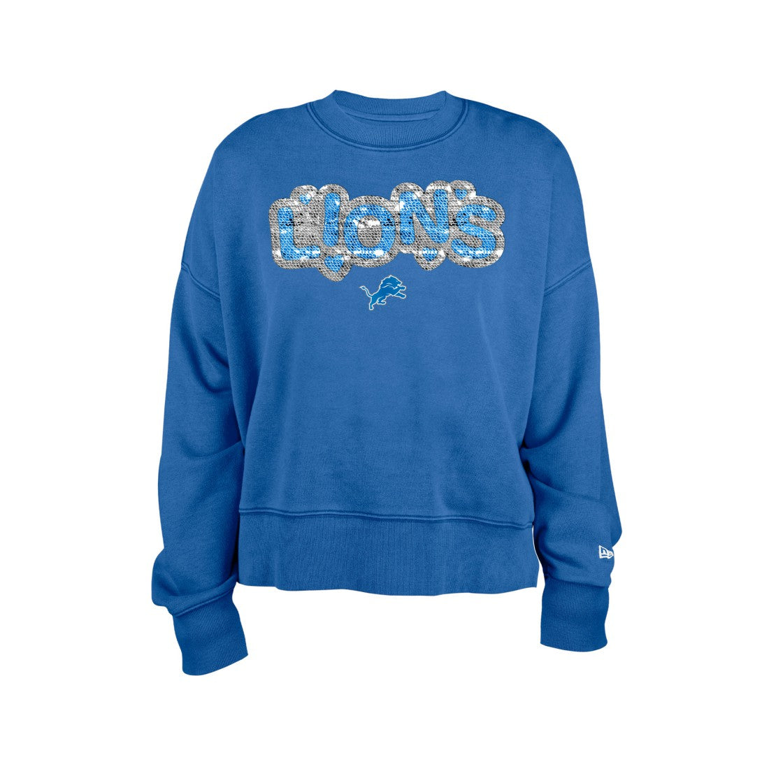 Girl's Flip Sequin Sweatshirt - Detroit Lions