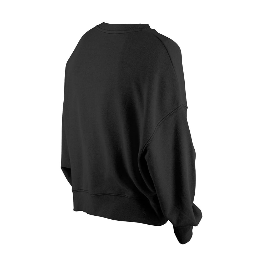 Women's Oversized Throwback Mineral Wash Crew Neck Sweatshirt - Detroit Lions