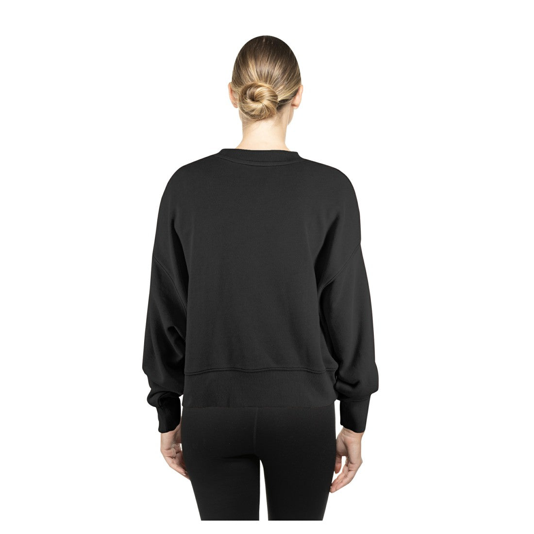 Women's Oversized Throwback Mineral Wash Crew Neck Sweatshirt - Detroit Lions