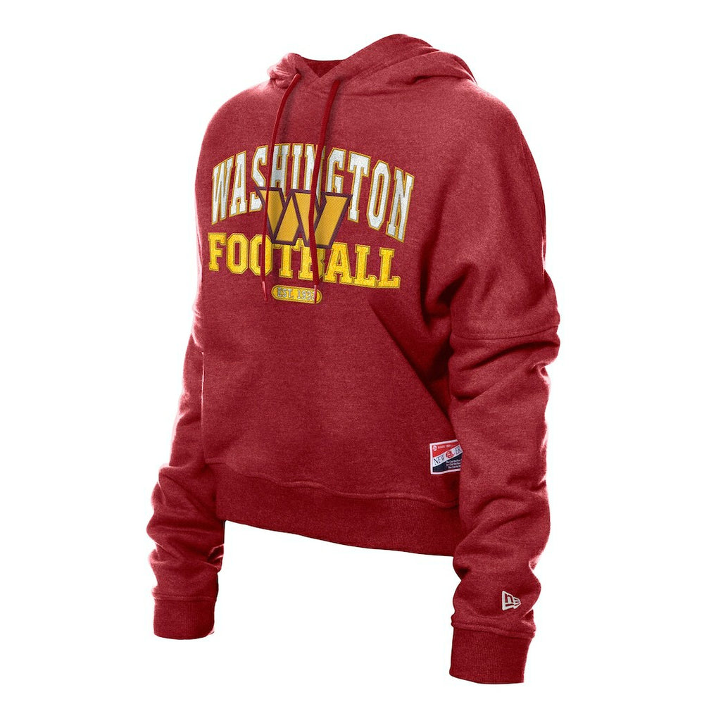 Women's Throwback Boxy Hoodie Sweatshirt - Washington Commanders