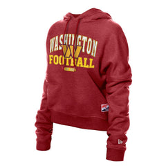 Women's Throwback Boxy Hoodie Sweatshirt - Washington Commanders