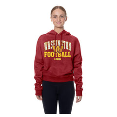 Women's Throwback Boxy Hoodie Sweatshirt - Washington Commanders