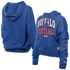 Women's Throwback Boxy Hoodie Sweatshirt - Buffalo Bills