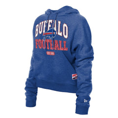 Women's Throwback Boxy Hoodie Sweatshirt - Buffalo Bills